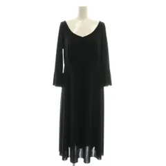 LEQUIPE レキップ ヨシエイナバ 黒ワンピース サイズ38　新品未使用 L'EQUIPE YOSHIE INABA（レキップヨシエイナバ）ワンピース 黒