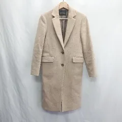 ◇ ⊇ green label relaxing グリーンレーベル リラクシング 長袖 チェスターコート サイズ36 ベージュ レディース E  【1412090001314】