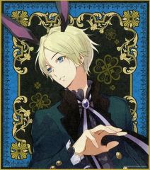 【中古】紙製品(キャラクター) 皐月葵 黒兎王国色紙 色コレ 「一番くじ ツキウタ。～Rabbits Kingdom～」 D賞