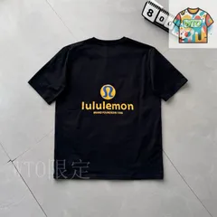 【今日WTO】LULULEMON 25SS ブルーロゴ発泡プリント Tee-KI48