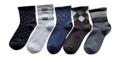 【人気商品】ソックス レディース あったか 厚手 防寒 靴下 毛混 超ゆったり ゴムなし 5足セット（柄はお任せ）C30