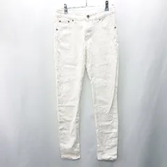 ◇ Θ antiqua スキニーデニム サイズM ホワイト レディース E  【1409100045833】