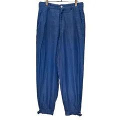 COMME des GARCONS HOMME PLUS 89SS リネンスカイブルーアジャスターパンツ Archive 80s 90s 初期