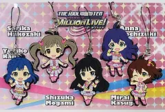 【中古】ストラップ(キャラクター) アイドルマスター ミリオンライブ!セット ねんどろいどぷらす ラバーストラップ(5個セット) 「THE IDOLM＠STER 8th ANNIVERSARY HOP!STEP!!FESTIV＠L!!!」