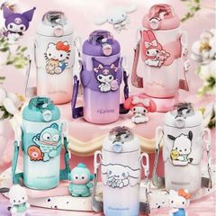 ハンギョドン クロミ ポチャこ シナモン キティ 水筒 魔法瓶 子供 贈り物 真空断熱 500ml 316ステンレス 通勤 通学 誕生日 子ども かわいい