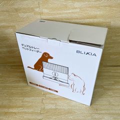 【新品未使用品】BLIXIA PFC-2 ペットカメラ付 自動給餌器 5リットル デュアルトレーペットフィーダー 箱破損  NO.Y4110