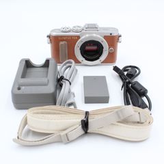 ショット数2731回。画面割れ、擦れあり。★良品★ OLYMPUS オリンパス E-PL8 ボディ ブラウン