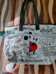 ミッキーマウス、トートキャンパスバック、東京ディズニーランド！