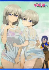 【中古】タペストリー 花＆月＆亜実 アニメ描き下ろしイラスト使用B2タペストリー 「Blu-ray/DVD 宇崎ちゃんは遊びたい! 」 ソフマップ・アニメガ全巻購入特典