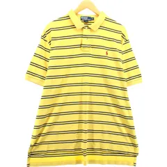 古着 ラルフローレン Ralph Lauren POLO by Ralph Lauren 半袖 ボーダー ポロシャツ メンズXL相当/eaa548496