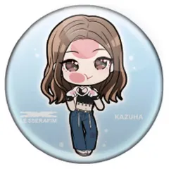 【中古】バッジ・ピンズ KAZUHA 「ぴた!でふぉめ LE SSERAFIM ANTIFRAGILE 缶バッジ」