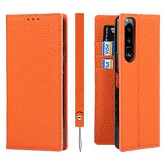 【即納】Xperia 5 III ケース手帳型 SO-53B SOG05 A103SO ケース Pelanty 牛革製品 本革レザー 財布型カバー Sony Xperia 5 III カード収納 スタンド機能 内蔵マグネット 手作り柔らかい スマホケース ソニ