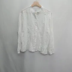 ◇ ⊂ emi+ エミプラス 長袖 シャツ サイズS ホワイト レディース E  【1409240021902】