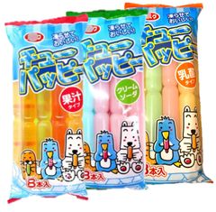 ポッキンアイス  8本入り(果汁、クリームソーダ、乳酸)、冷凍菓子 スティックアイス