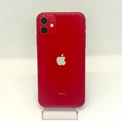【美品】【新品バッテリー100%】iPhone 11 64GB レッド 7532 SIMフリー