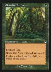 【中古】マジックザギャザリング 406[C]：【INR】【旧枠】Abundant Growth/豊かな成長