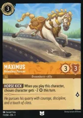 【中古】Disney Lorcana 11/204[U]：Maximus Relentless Pursuer