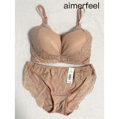 【新品】 aimerfeel  エメフィール　ブラジャー＆ショーツセット D80/L 送料込み  6456091