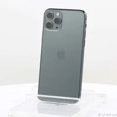 〔中古品〕 iPhone11 Pro 256GB ミッドナイトグリーン MWCC2J／A SIMフリー【295】