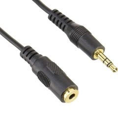 Lumen ルーメン オーディオ延長ケーブル【５ｍ】Φ3.5mmステレオミニプラグケーブル金メッキポータブルオーディオなどの延長接続でスタンダードな3.5mmステレオコネクタ用ケーブル 金メッキプラグ　3極 オーディオ延長ケーブル 　5ｍ　オス - メス