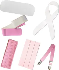 [TOuWA] 和装小物6点セット 二尺袖着物用 袴用 浴衣用 通年用 着付けセット (帯板/着付けベルト/腰紐3本/マジックベルト/衿芯/伊達) レディース 結婚式 花嫁 パーティ お茶会 卒業式 入学式 お花見