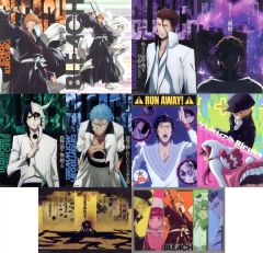 [중고] 클리어 포스터 전 10종 세트 A3 클리어 포스터 [이치반 복권 BLEACH-블리치- Stirring Souls vol.3] F상