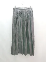 ◇ GLOBALWORK グローバルワーク ウエストゴム 綺麗め ロング丈 フレア スカート サイズF パープル レディース E  【1304210002106】