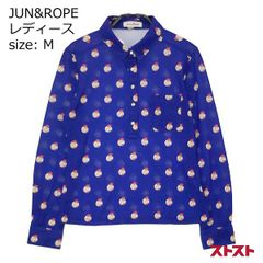 総柄】JUN&ROPE ポロシャツ レディース ゴルフウェア M - メルカリ