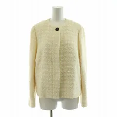 アンテプリマ ANTEPRIMA ノーカラージャケット ツイード 40 ホワイト AW17F90118 /NQのサムネイル