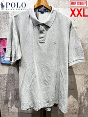 ポロラルフローレン 半袖 カノコ ポロシャツ XXL グレー POLO RALPH LAUREN