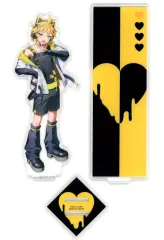 【中古】アクリルスタンド・アクリルパネル 鏡音レン 背景パーツ付きクリアスタンド 「タイトーくじ 桜ミク SAKURA×SUBCULTURE」 F賞