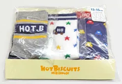 【正規品】ミキハウス ホットビスケッツ　ソックスパック　74-9632-573 マルチ 13-15cm　新品