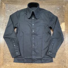 original john BEAGLE COLLAR SHIRTS BLACK　　モッズ　昭和　レトロ　イギリス　ボタンダウンシャツ