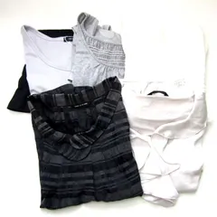 コムサイズム 半袖Tシャツ ノースリーブ ニット 5点セット 未使用有 ブランド まとめて 大量 トップス レディース COMME CA ISM 【中古】