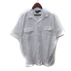 ポロ バイ ラルフローレン Polo by Ralph Lauren シャツ半袖 L 白 ホワイト /YIのサムネイル
