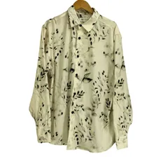 ザラ ZARA リーフプリント 総柄 シャツ メンズ import：L 