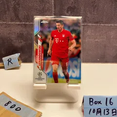 2020 Topps Chrome Robert Lewandowski FC Bayern Munchen Refractor UEFA Champions League カード