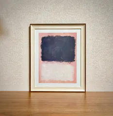 マーク・ロスコ、『無題』、希少画集画、状態良好、新品木製額・額装付 マーク・ロスコ、『無題』、希少画集画、状態良好、新品木製額