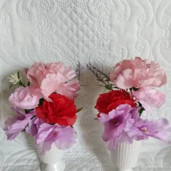 造花  ミニアレンジメント 仏花 お供え花 枯れない花