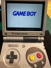 【IPS液晶搭載】 明るさ５段階調整  ゲームボーイアドバンス SP 本体  バッテリー新品