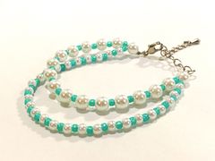【年末SALE】パールビーズブレスレット　#B33