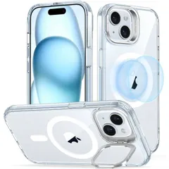 【 新品 未開封 】   ESR iPhone 15 Plus(6.7インチ)スタンド付ハイブリッドケース Clear Blue ClassicHybridStand 未使用 送料無料