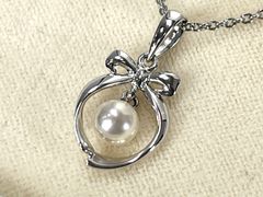 ミキモト真珠島 パールネックレス スターリングシルバー 40cm - メルカリ