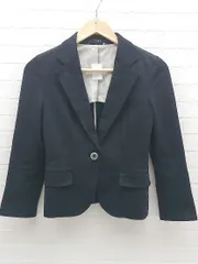 ◇ ROPE ロペ シングル 1B 長袖 テーラード ジャケット サイズ9 ブラック レディース  【1002800380343】