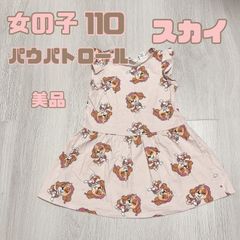 女の子　110 夏服　パウパト　スカイ　ワンピース H&M パウパトロール　美品