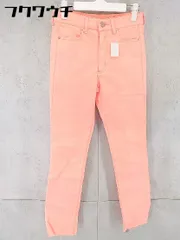 ◇ Mila Owen ミラ オーウェン ストレッチ カットオフ スキニー パンツ サイズ0 オレンジ レディース 【中古】 【1102090024900】