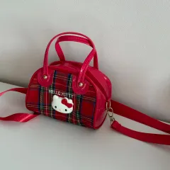 ハローキティ チェック クロスバッグ