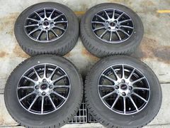 2310-316　weds TEAD　アルミホイール＆スタッドレスタイヤ　175/65R14　2022年　4本セット