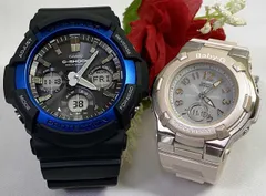 恋人たちのGショックペアウオッチ G-SHOCK BABY-G ペアウォッチ ペア腕時計 カシオ 2本セット gショック  電波ソーラー GAW-100B-1A2JF BGA-1100-4BJF 人気 ラッピング無料   アナデジ　クリスマス プレゼント 誕生
