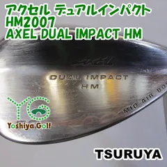 中古美品:アクセルデュアルインパクトHM ツルヤ アイアンウェッジセットケース付 アクセル デュアルインパクトZ HM ツルヤ(TSURUYA) レフティー